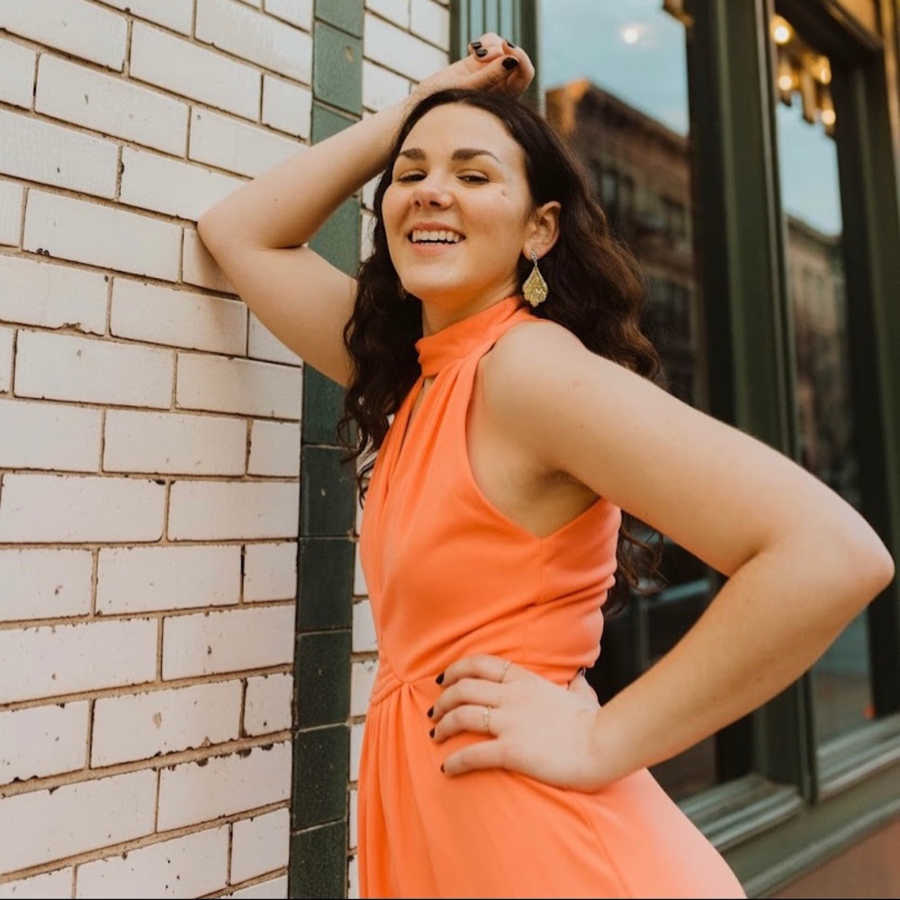 Vintage 70s Peach Maxi Halter